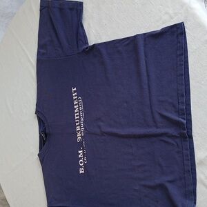 B.U.M Equipment Men's Navy Graphic Tee Vintage